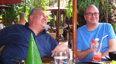 Lunch with Tom Foley at the Mandarin Oriental, Chiang Mai, January 2008